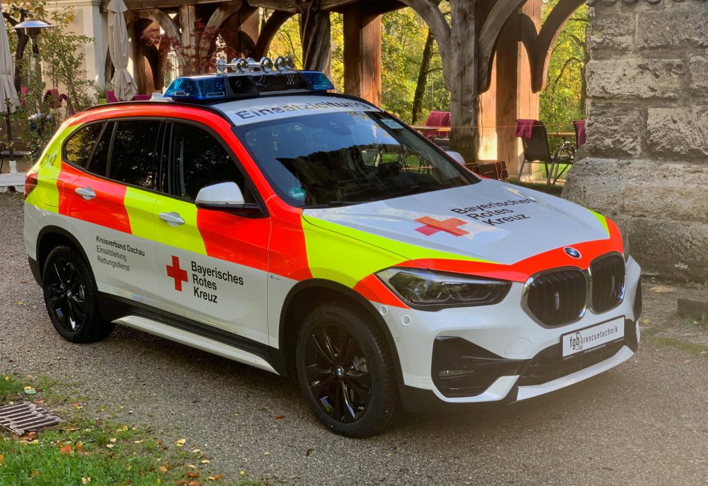 RTK7 Hella KDOW Einsatzleiter Rettungsdienst BRK Dachau auf BMW X1